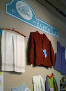 Knitted Garments on Show at Halcyon Yarns